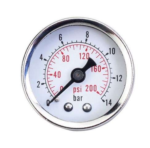 GROZ AIR PRESSURE GAUGE 1/4" BSPTHDAIRREG