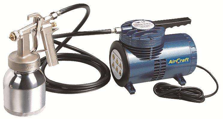 AIRCRAFT COMPRESSOR & LOW PRESSURE SPRAY GUN KIT WITH HOSE (AS188)