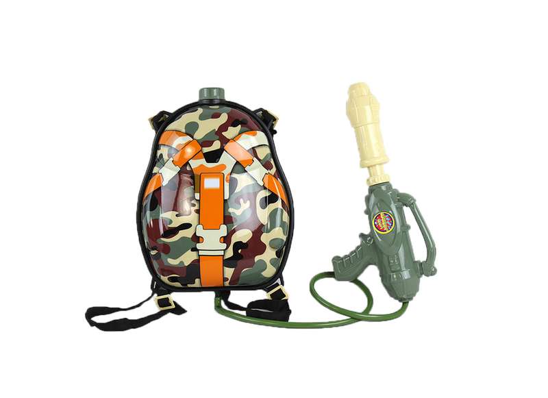 Brown Camo Water Gun Back Pack