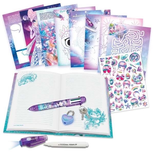 Nebulous Stars Secret Diary Isadora - Lock & Key Journal & Activity Book