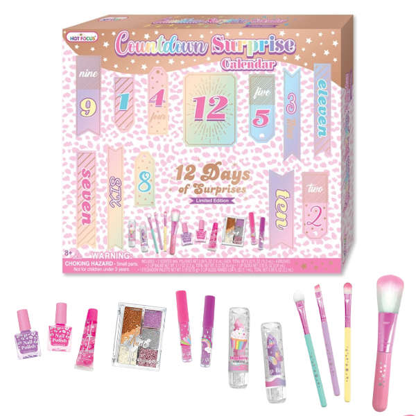 Advent Calendar Countdown Surprise For Girls by Hot Focus