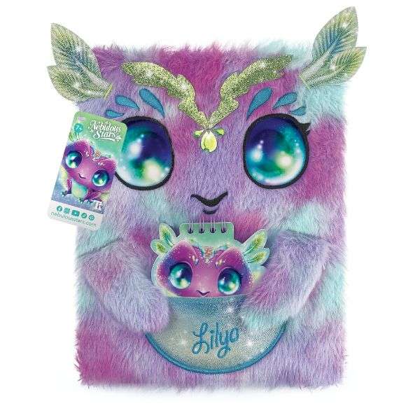 Nebulous Stars Fuzzy Notebook A4 Lilya - Inspire Creativity & Journaling