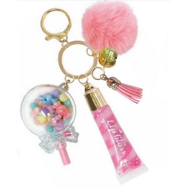 Hot Focus Trendy Lip Gloss with Key Chain