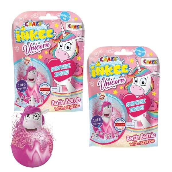 Craze Inkee Bathtime Toys Unicorn Pack Of 2