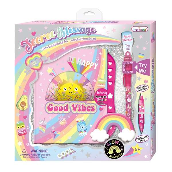 Hot Focus Rainbow Secret Message