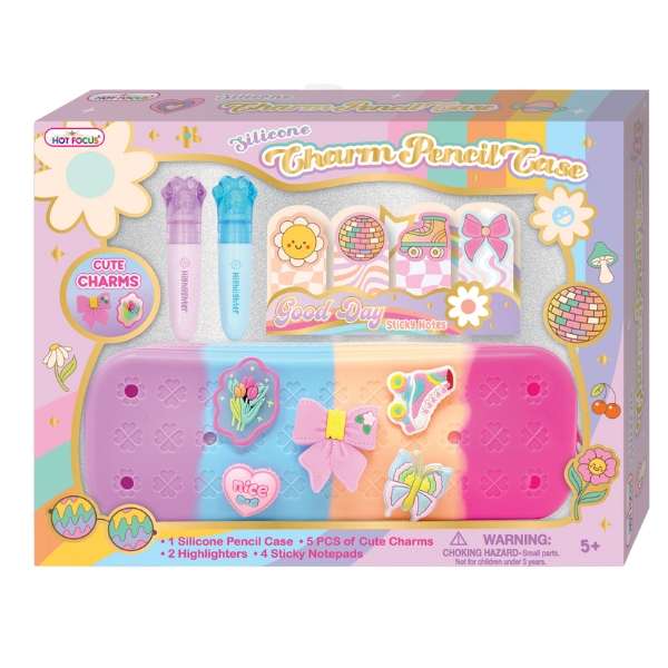 Hot Focus Charm Pencil Case