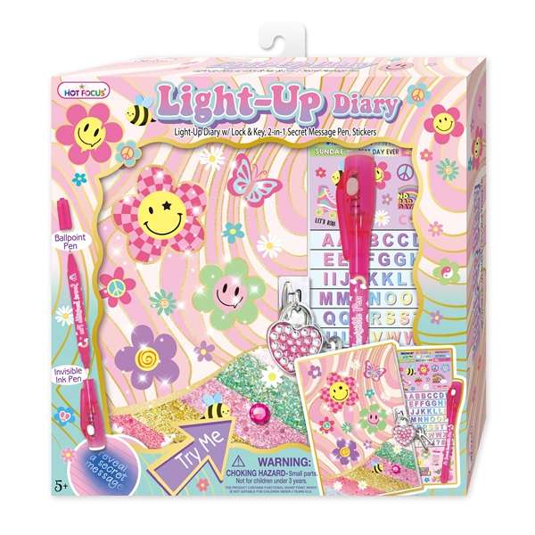Hot Focus Light Up Diary