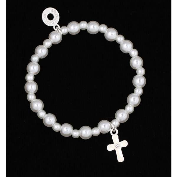 Equilibrium Pearl Christening Bracelet