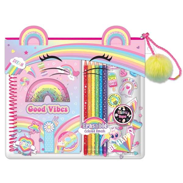 Hot Focus Rainbow Colouring Journal