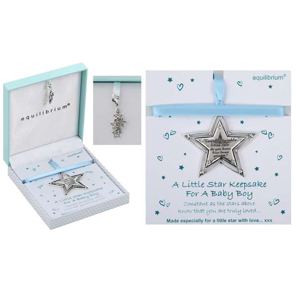 Equilibrium Keepsake Twinkle Star  Baby Boy