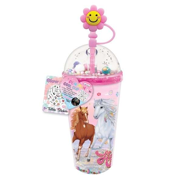 Hot Focus Wild & Free Crystal Cool Cup with Straw