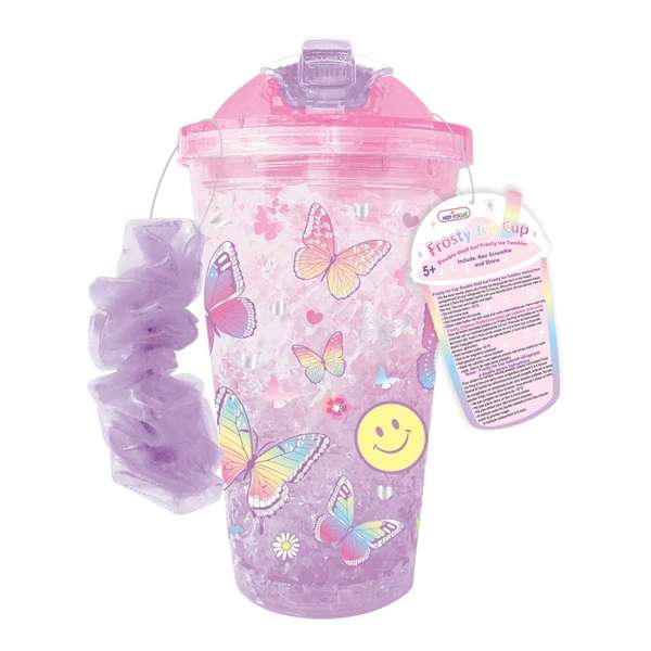 Hot Focus Tye Dye Butterfly Frosty Ice Cup