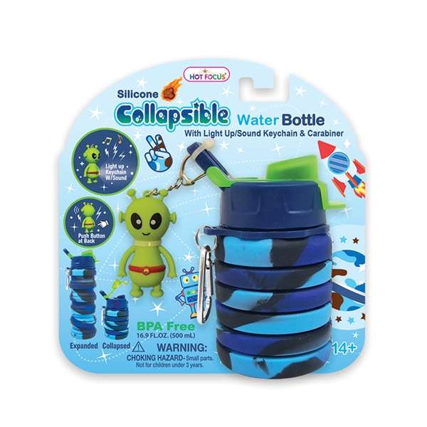 Hot Focus Camo Collapsible Water Bottle