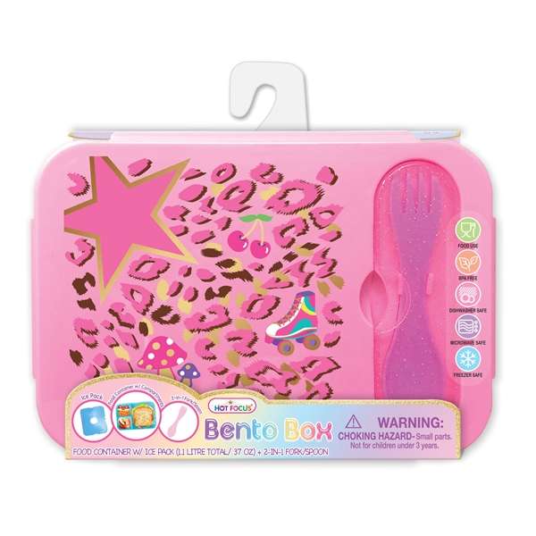 Hot Focus Leopard Bento Box