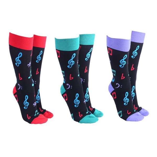 Sock Society Musical Notes Pack of 3