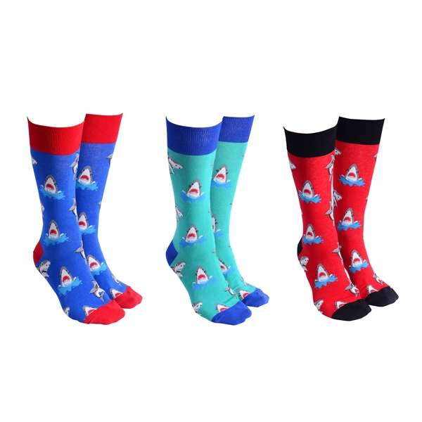 Sock Society Shark Attack Pack of 3