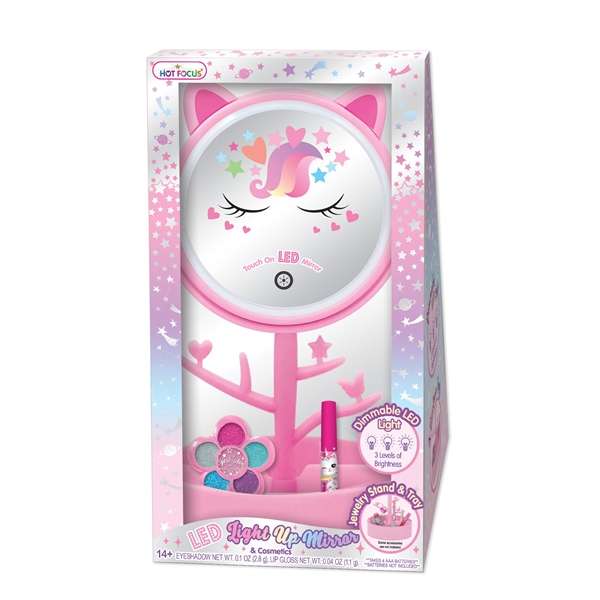 Hot Focus Caticorn LED Light Up Mirror