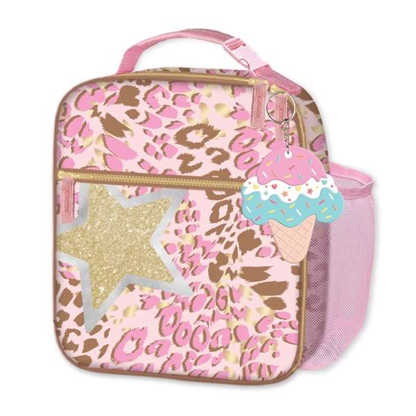 Hot Focus Leopard Insulated Lunch Bag