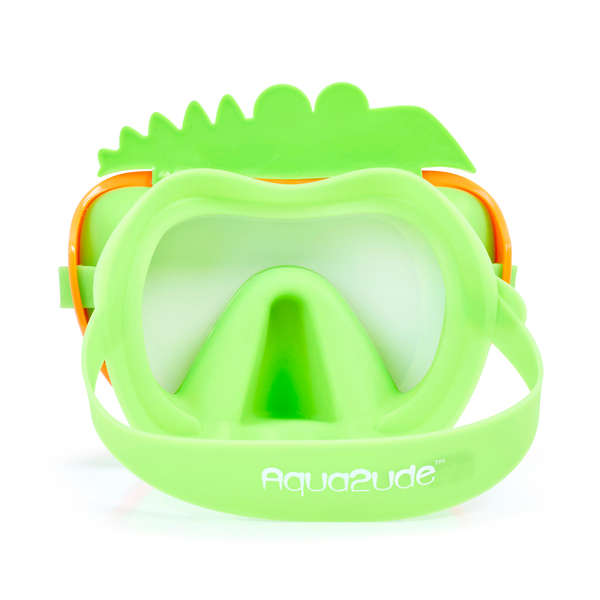Aqua2ude Swimming Mask Dino Green