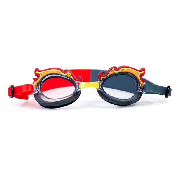 Aqua2ude Flamin Hot Grey Swimming Goggles