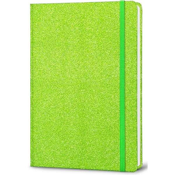 Notebook A5 Green Glitter
