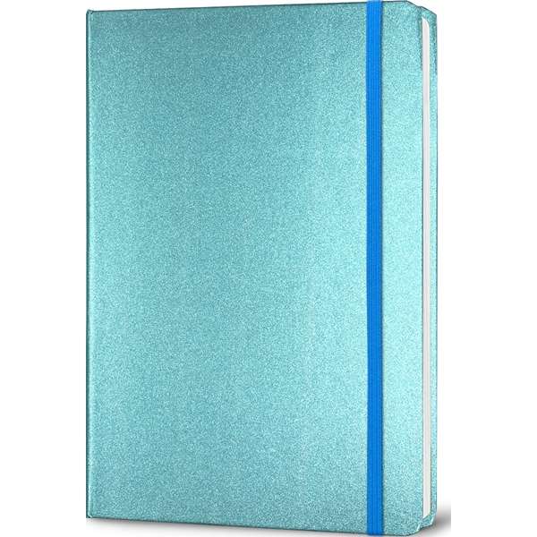Notebook A5 Blue Glitter