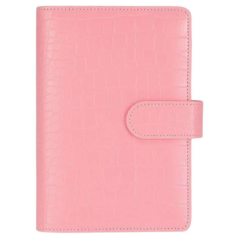 Budget Planner Pink  Leather