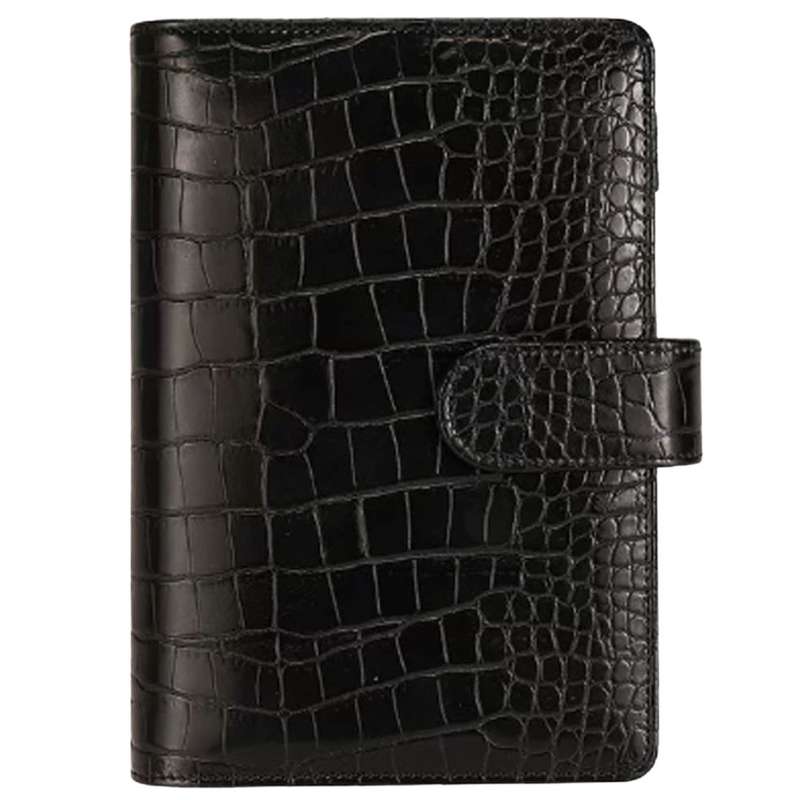 Budget Planner Black Leather