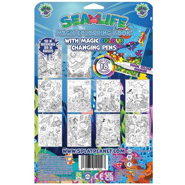 Magic Colouring Book - Sea