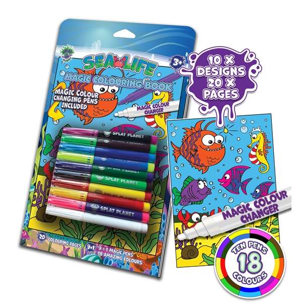 Magic Colouring Book - Sea