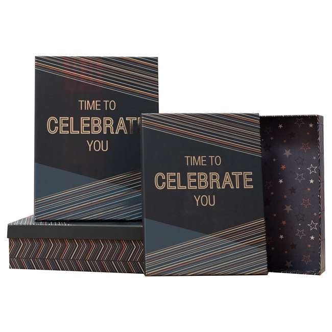 3 Nested Shirt Boxes Meander