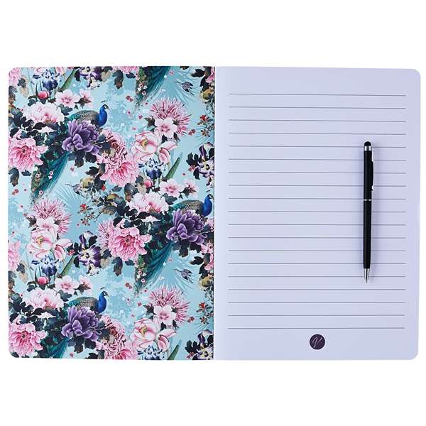 Design by Violet Notebooks A4 3 Pack Exquisite Peacock