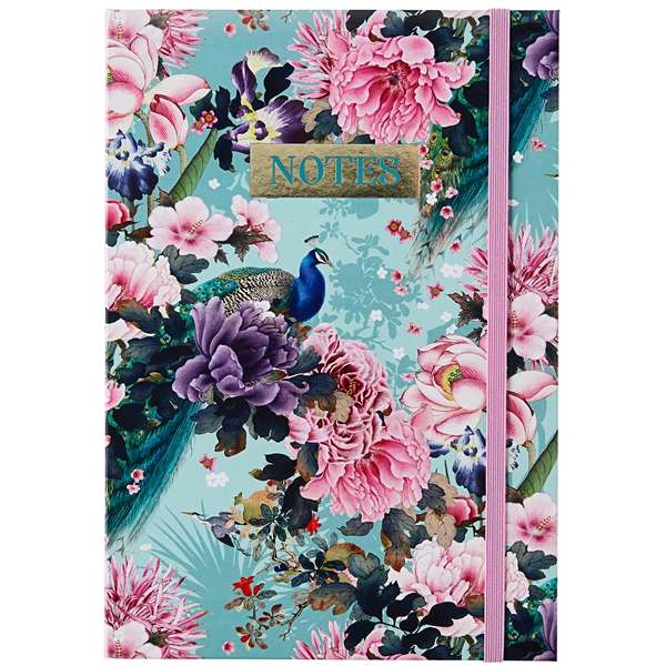 Design by Violet A5 Exquisite Peacock Notebook