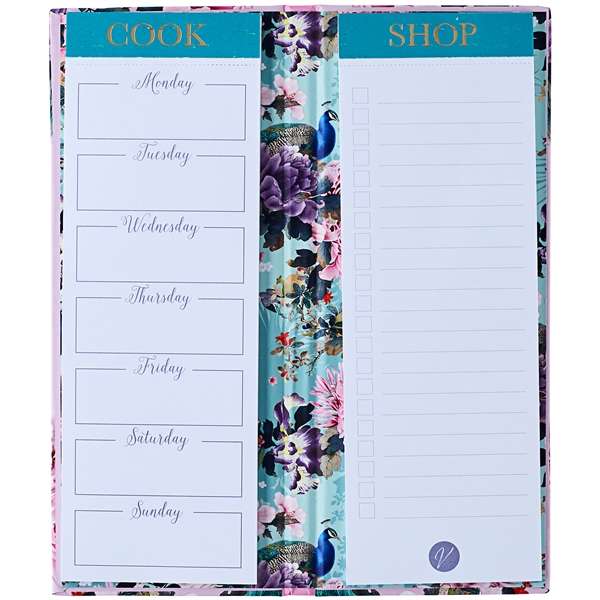 Meal Planner Exquisite Peacock