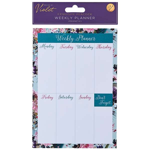 Weekly Planner Exquisite Peacock