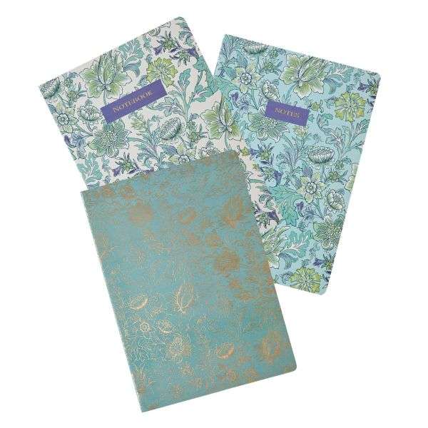 Notebooks A5 3 Pack Fresh Blooms