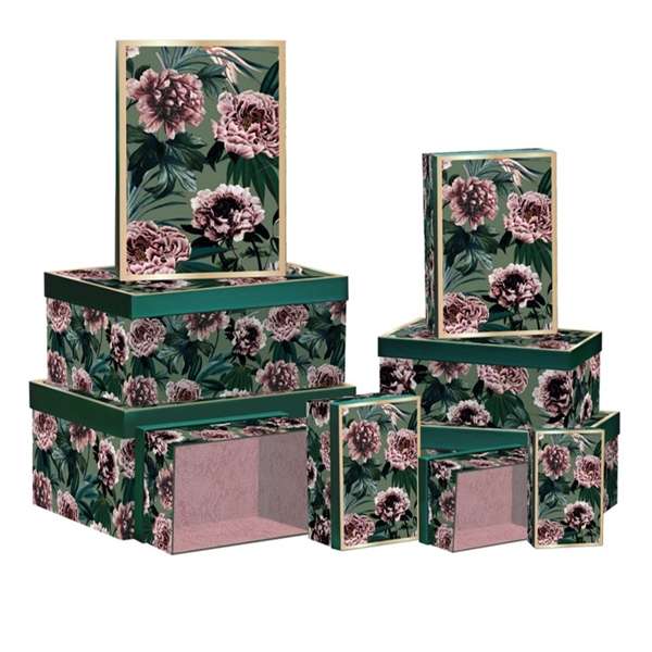 10 Nested Boxes Boutique Bloom