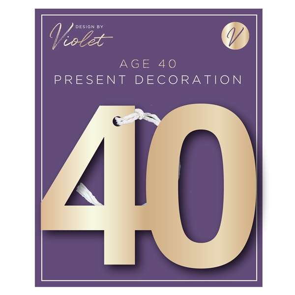 Present Decoration Age 40
