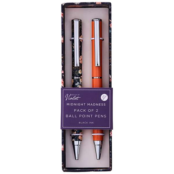 Ballpoint Pen 4 Pack Midnight Madness - Black Ink