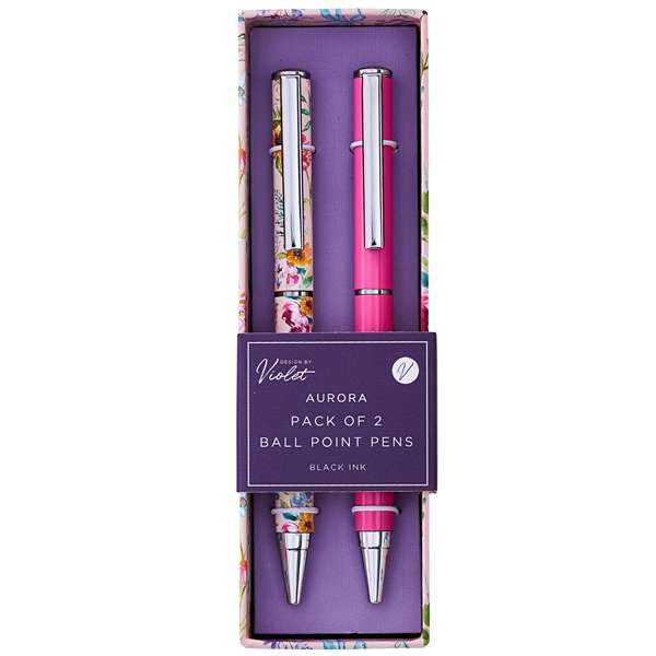 Ballpoint Pen 2 Pack Aurora - Black Ink