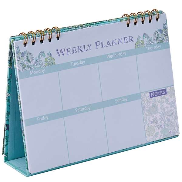 Weekly Desk Planner Fresh Blooms