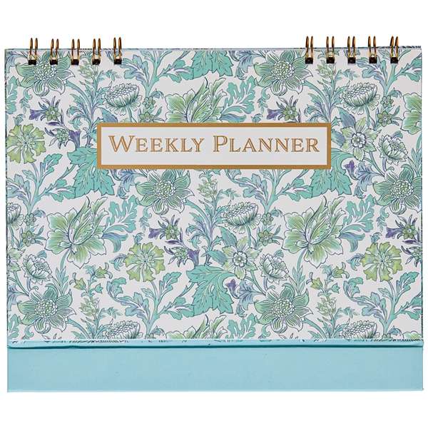 Weekly Desk Planner Fresh Blooms