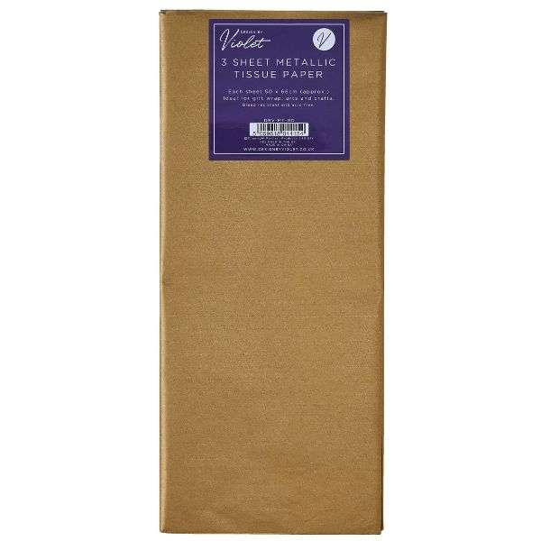 Tissue Paper 3 Sheet Gold