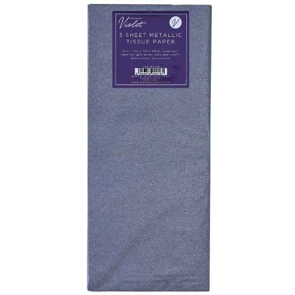 Tissue Paper 3 Sheet Pewter