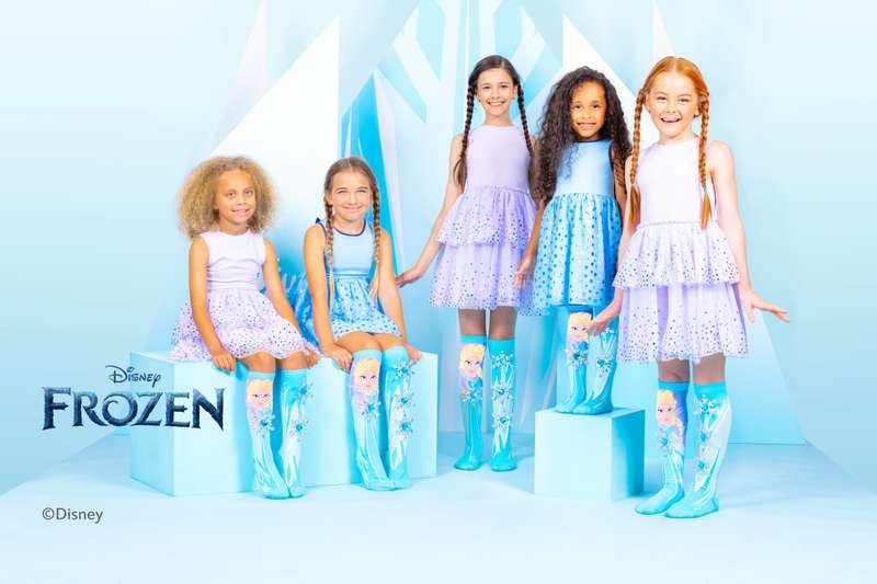 Disney Frozen Elsa Knitted Knee-High Socks, 3D Tutu, Ages 6-99