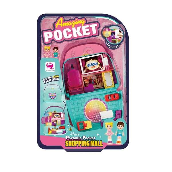 Mini Shopping Mall Playset
