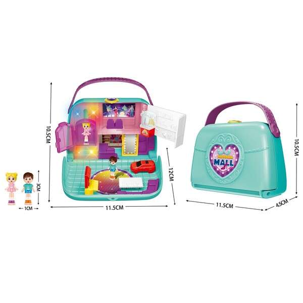 Mini Shopping Mall Playset
