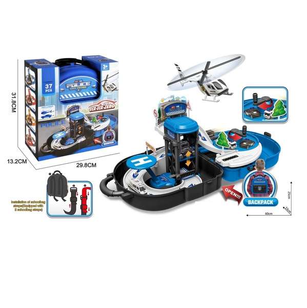 Backpack Playset Police