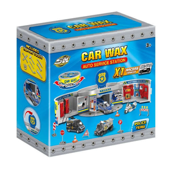 Car Wax Service Station Playset Assorted