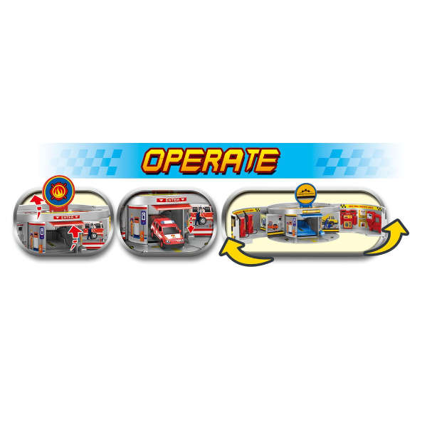 Car Wax Service Station Playset Display 8/pc